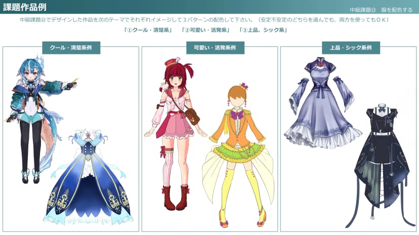 Let's color the clothes!