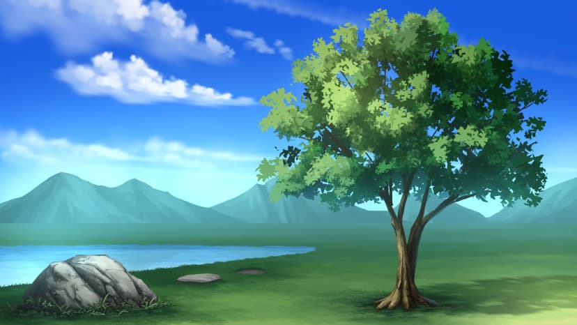Let's draw natural backgrounds!